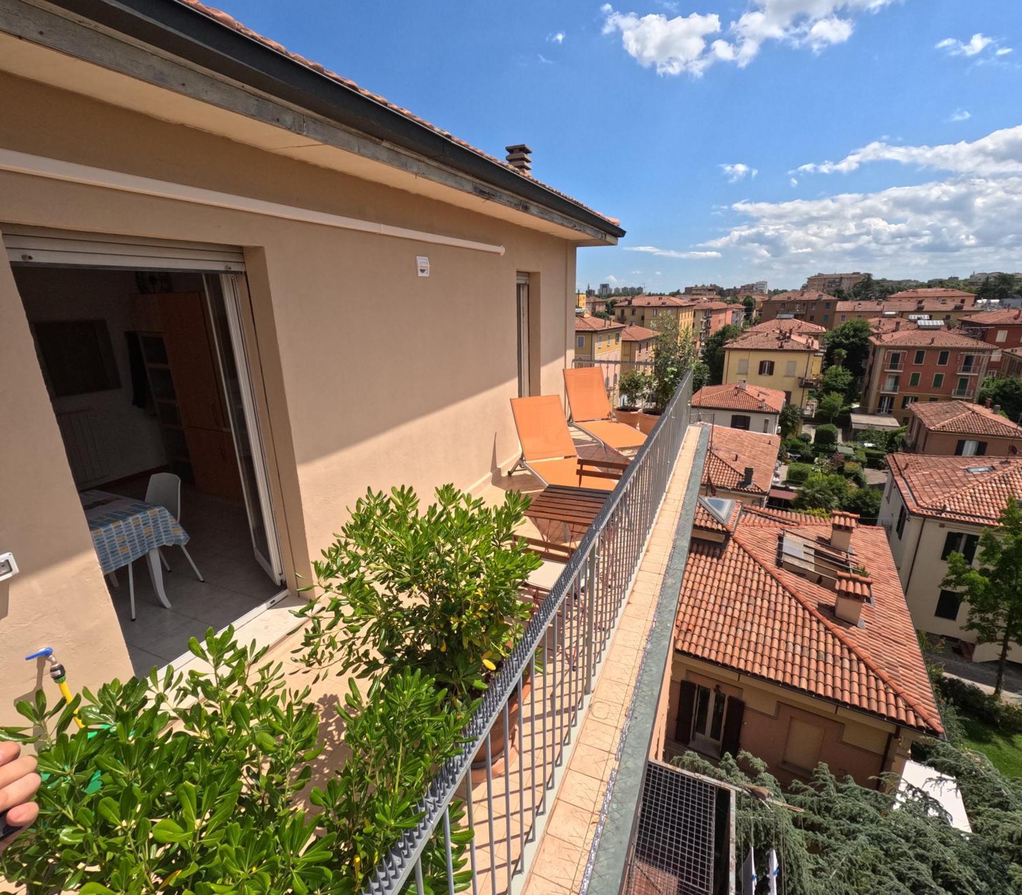 Bellavista Panoramic Terrace Appartamento Con Terrazza Zona Sant Orsola Bologna Eksteriør bilde